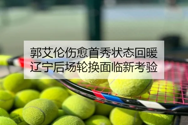 郭艾伦伤愈首秀状态回暖 辽宁后场轮换面临新考验